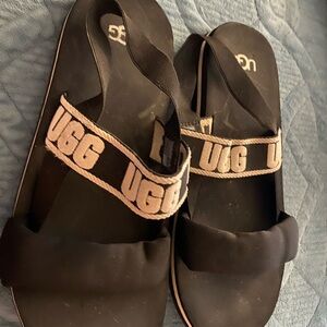 UGG Women's Black and white Sandals